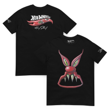 MATTEL HOT WHEELS X KENNY SCHARF BLACK T-SHIRT