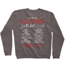 MATTEL 80TH LOGO BLACK SWEATSHIRT