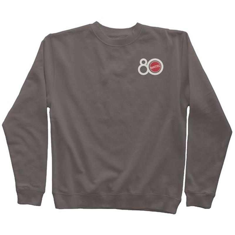 MATTEL 80TH LOGO BLACK SWEATSHIRT