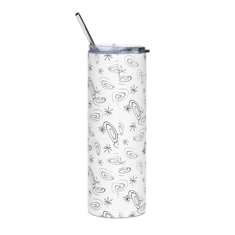 MATTEL HOT WHEELS X KENNY SCHARF WHITE TUMBLER