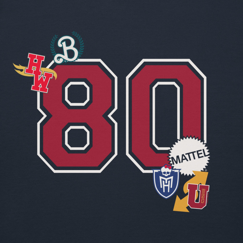 MATTEL 80TH BRAND ICONS HOODIE