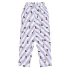 MATTEL BARNEY DINOSAURS WIDE LEG STRIPED PANTS