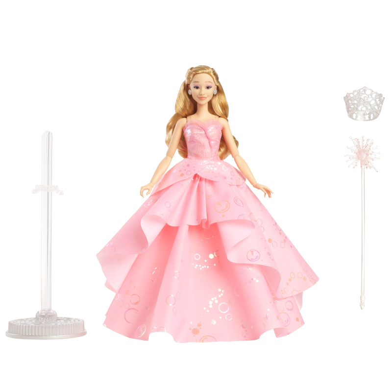 MATTEL WICKED DELUXE GLINDA FASHION COLLECTIBLE DOLL AND ACCESSORIES