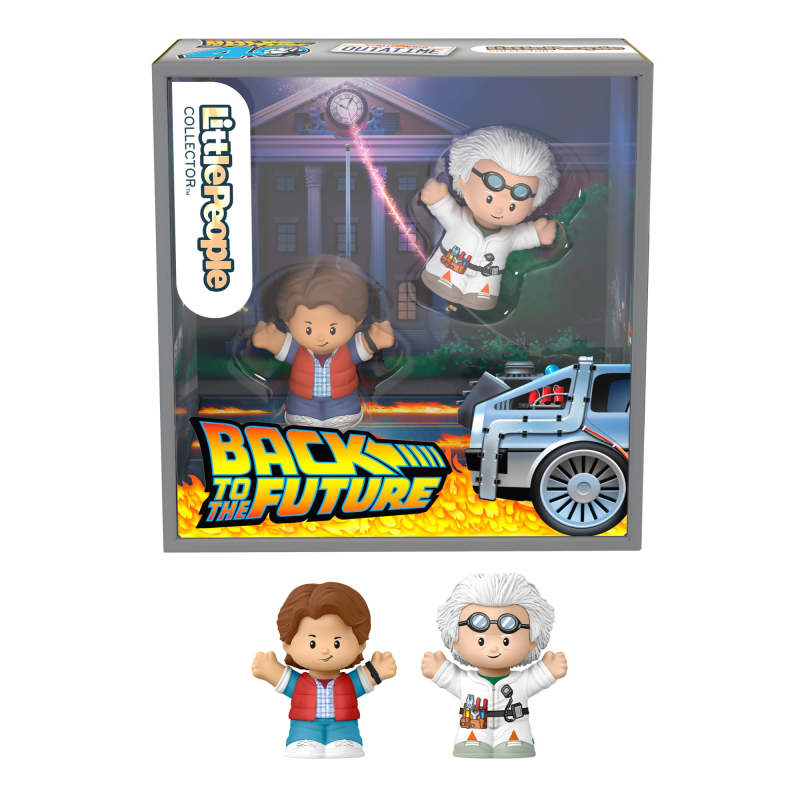 LITTLE PEOPLE COLLECTOR BACK TO THE FUTURE SPECIAL EDITION COLLECTIBLE SET