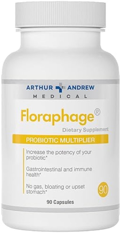 ARTHUR ANDREW MEDICAL FLORAPHAGE PREBIOTIC FORMULA PROBIOTIC MULTIPLIER, 90 CAPSULES