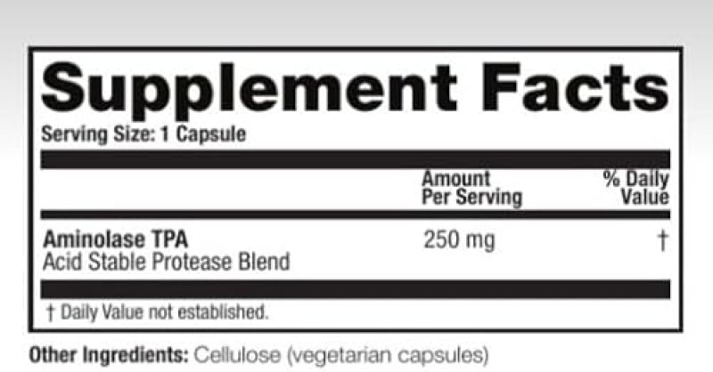 ARTHUR ANDREW MEDICAL VEGAN PROTEIN ABSORPTION ENZYME, 90 NON-GMO CAPSULES