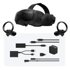 HTC VIVE FOCUS VISION WIRED XR HEADSET BUNDLE WITH DISPLAYPORT PC VR STREAMING KIT
