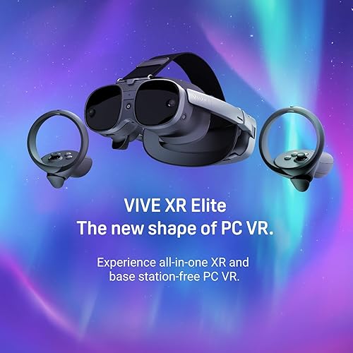 HTC VIVE XR ELITE DELUXE PACK MIXED REALITY PC VR HEADSET WITH CONTROLLERS