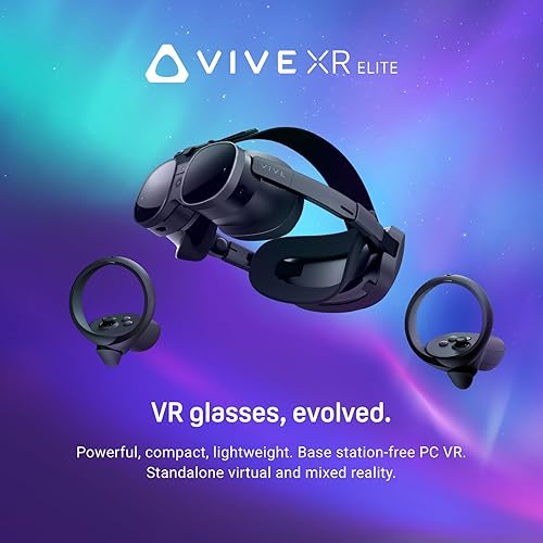 HTC VIVE XR ELITE DELUXE PACK MIXED REALITY PC VR HEADSET WITH CONTROLLERS