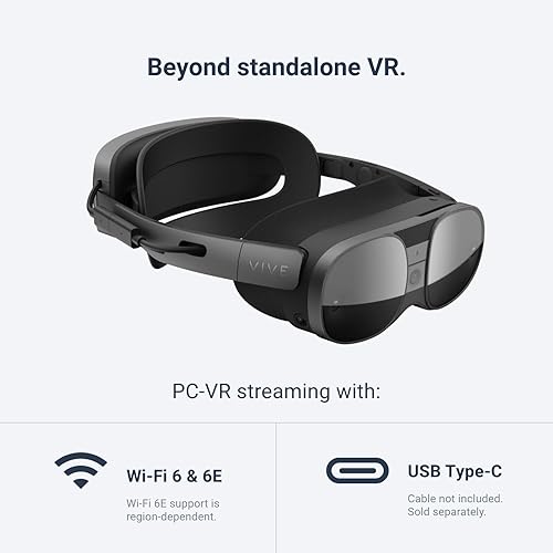 HTC VIVE XR ELITE DELUXE PACK MIXED REALITY PC VR HEADSET WITH CONTROLLERS
