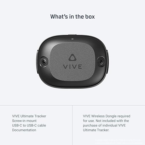 HTC VIVE ULTIMATE TRACKER ADVANCED MOTION TRACKING DEVICE FOR VR GAMING VIRTUAL REALITY