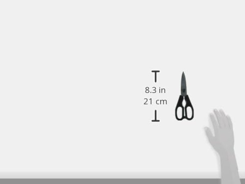 WUSTHOF GOURMET 3-INCH PARING KNIFE AND KITCHEN SHEARS SET, SILVER BLACK SHARP CUTLERY DUO
