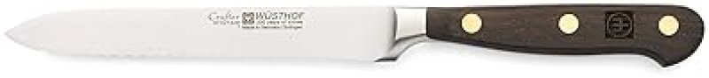 WUSTHOF CRAFTER 5-INCH SERRATED UTILITY KNIFE PREMIUM GERMAN STAINLESS STEEL KITCHEN KNIFE