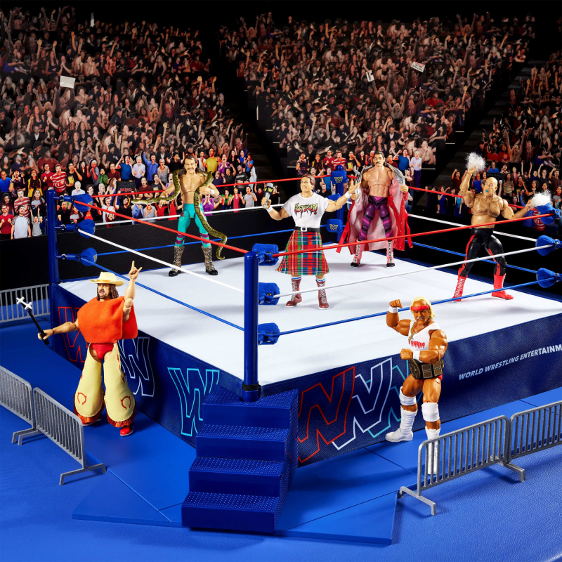 WWE ULTIMATE EDITION COLISEUM COLLECTION "ROWDY" RODDY PIPER & GEORGE "THE ANIMAL" STEELE 2-PACK COLLECTIBLE FIGURES