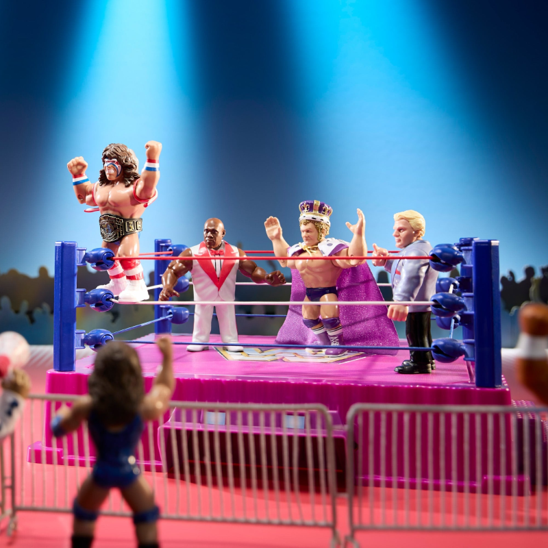 WWE OFFICIAL RETRO 4-PACK ACTION FIGURES COLLECTIBLE ACTION FIGURE