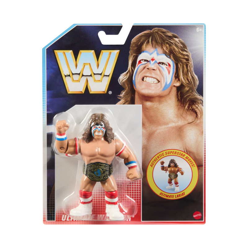 WWE OFFICIAL RETRO 4-PACK ACTION FIGURES COLLECTIBLE ACTION FIGURE