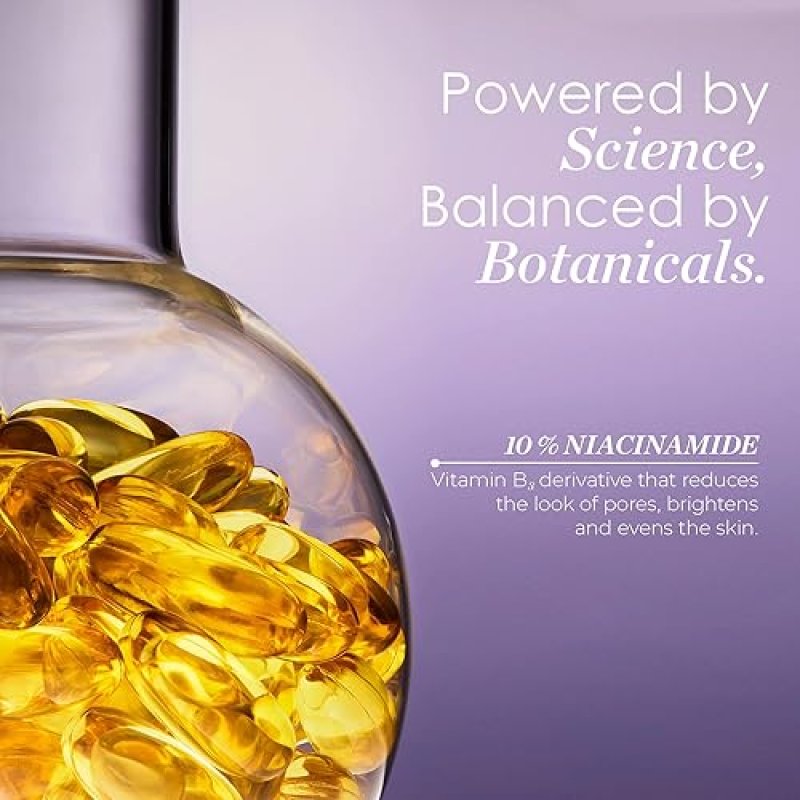 SUNDAY RILEY B3 NICE 10 NIACINAMIDE SERUM FOR FACE, BRIGHTENING PORE CARE, 1.0OZ