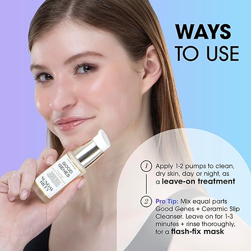 SUNDAY RILEY GOOD GENES LACTIC ACID FACE SERUM ALL-IN-ONE EXFOLIATING BRIGHTENING TREATMENT