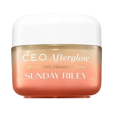 SUNDAY RILEY C.E.O. AFTERGLOW BRIGHTENING VITAMIN C FACE MOISTURIZER CREAM FOR GLOWING SKIN