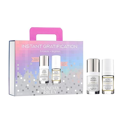 SUNDAY RILEY INSTANT GRATIFICATION EXFOLIATE BRIGHTEN FACE SCRUB FOR GLOWING, SMOOTH, RADIANT SKIN