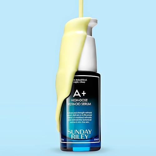 SUNDAY RILEY A HIGH-DOSE RETINOL SERUM FOR ANTI-AGING, FINE LINES WRINKLES, 30ML