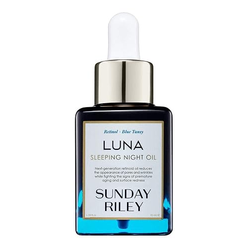 SUNDAY RILEY LUNA RETINOL SLEEPING NIGHT OIL ANTI-AGING FACE TREATMENT FOR YOUTHFUL SKIN