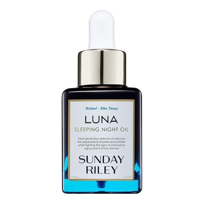 SUNDAY RILEY LUNA RETINOL SLEEPING NIGHT OIL ANTI-AGING FACE TREATMENT FOR YOUTHFUL SKIN