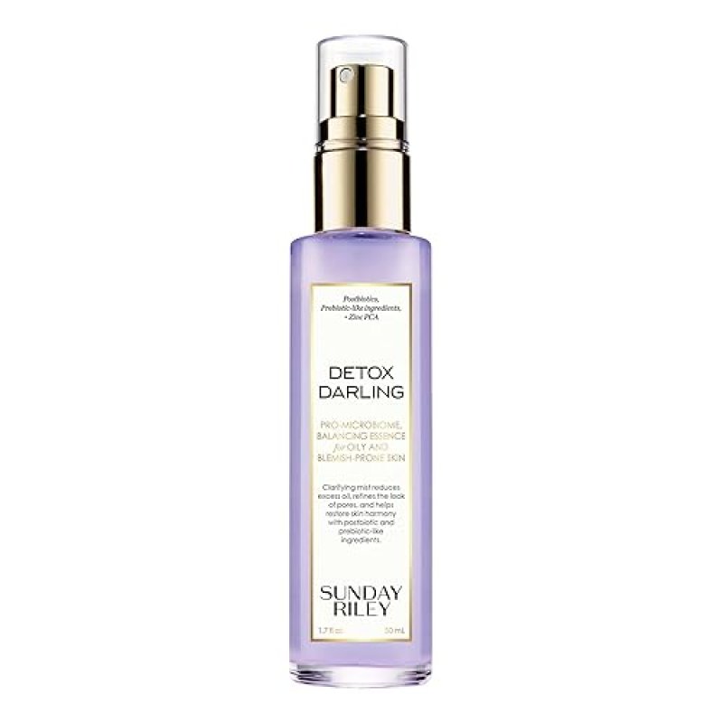 SUNDAY RILEY DETOX DARLING BALANCING ESSENCE MIST FOR OILY, ACNE-PRONE BLEMISH-PRONE SKIN OIL CONTROL