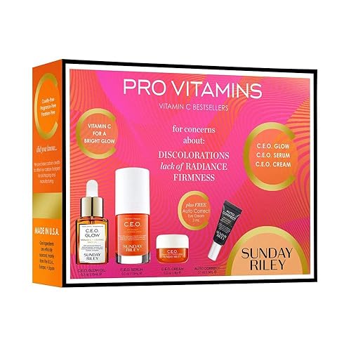 SUNDAY RILEY PRO VITAMINS VOL. 1 FACE OIL NOURISHING VITAMIN-RICH FACIAL OIL FOR RADIANT SKIN