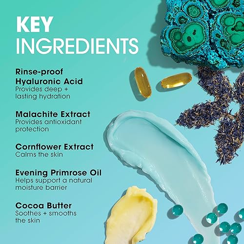 SUNDAY RILEY AQUAMARINE MELT HYDRATING GEL-BALM CLEANSER FOR FACE, GENTLE MAKEUP REMOVER, 100ML