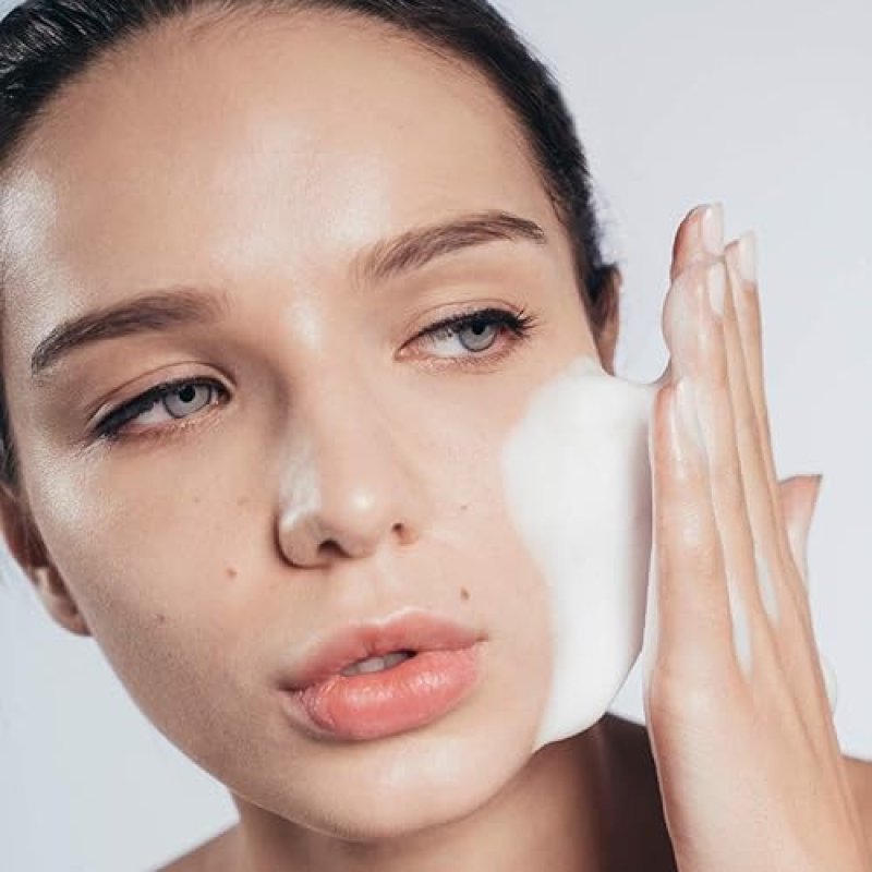 SNOW FOX COOLING FOAM CLEANSER SLS-FREE FACE WASH WITH ORGANIC ALOE PEPPERMINT 5OZ
