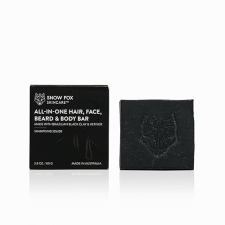 SNOW FOX SKINCARE MULTI-USE BAR, SANDALWOOD - SHAMPOO, CONDITIONER, FACE BODY WASH, 2.8OZ