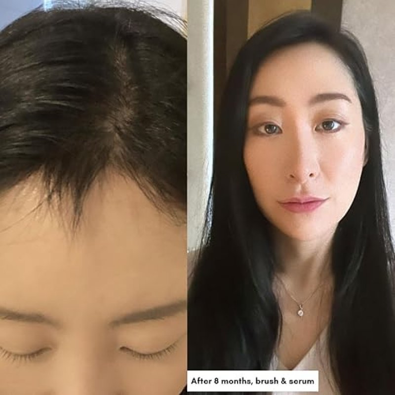 GUA SHA HAIR SCALP MASSAGE BRUSH NATURAL JADE COMB FOR HAIR GROWTH RELAXATION