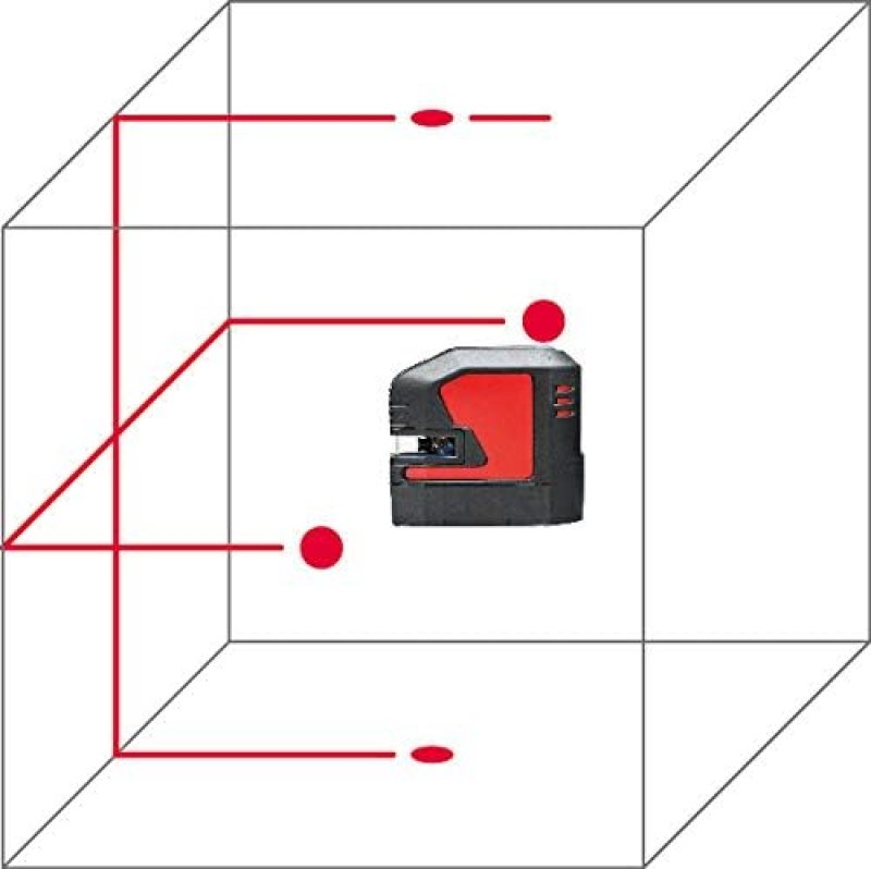 LEICA LINO L2P5 864431 POINT AND CROSS LINE LASER LEVEL PRECISION LASER TOOL FOR CONSTRUCTION