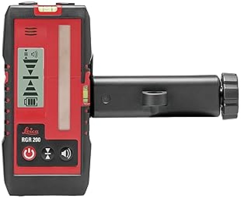 LEICA LINO RGR200 LINE LASER RECEIVER, RED GREEN BEAM COMPATIBLE GEOSYSTEMS 866090