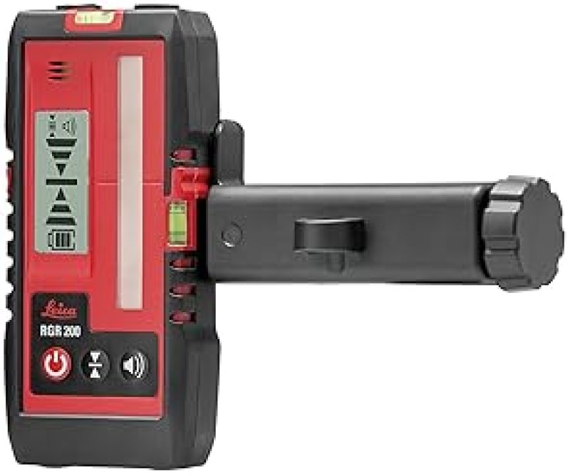 LEICA LINO RGR200 LINE LASER RECEIVER, RED GREEN BEAM COMPATIBLE GEOSYSTEMS 866090