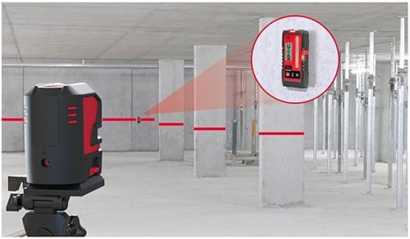 LEICA LINO RGR200 LINE LASER RECEIVER, RED GREEN BEAM COMPATIBLE GEOSYSTEMS 866090