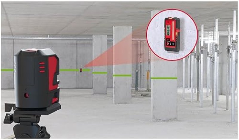 LEICA LINO RGR200 LINE LASER RECEIVER, RED GREEN BEAM COMPATIBLE GEOSYSTEMS 866090