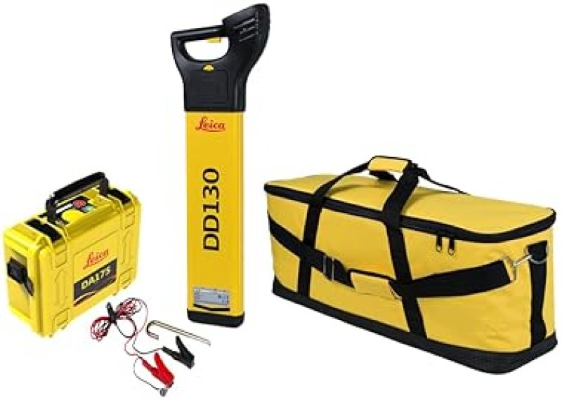 LEICA DD130 UNDERGROUND UTILITY CABLE LOCATOR, LOW FREQUENCY 512-640HZ DEPTH PACKAGE