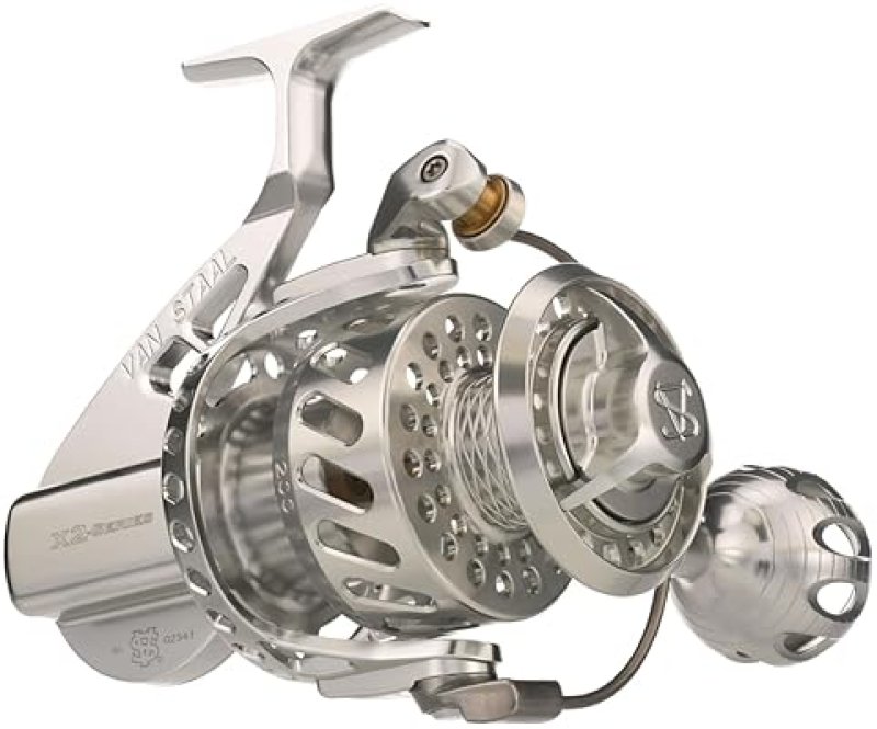 VAN STAAL VSX2 SPINNING REELS SALTWATER FISHING REEL, DURABLE WATERPROOF PERFORMANCE