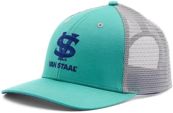 VAN STAAL SEAFOAM GREEN TRUCKER HAT ADJUSTABLE SNAPBACK FISHING CAP FOR MEN AND WOMEN