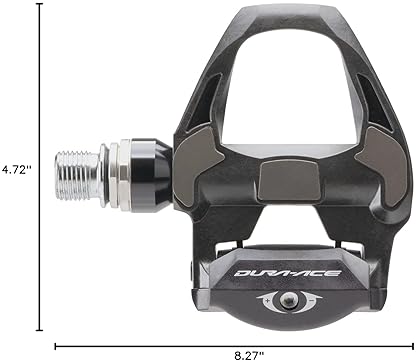 SHIMANO DURA-ACE PD-R9100 ROAD BIKE PEDALS LIGHTWEIGHT, DURABLE, HIGH PERFORMANCE CLIPLESS PEDALS