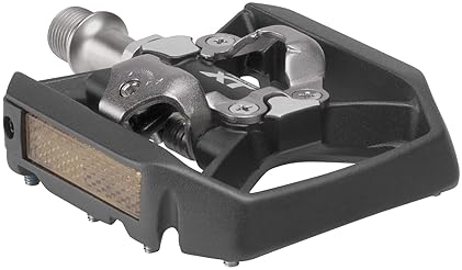 SHIMANO DEORE XT PD-T8000 TREKKING PEDALS, BLACK, ONE SIZE DURABLE BIKE PEDALS FOR TOURING