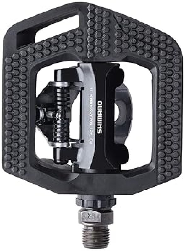 SHIMANO PD-T421 CLICKR PEDALS, POP UP MECHANISM, BLACK LIGHTWEIGHT CLIPLESS BIKE PEDALS