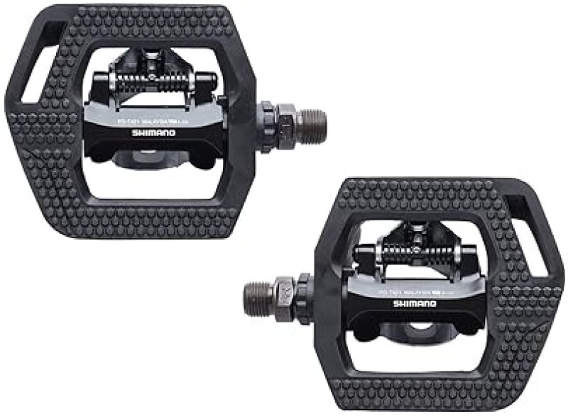 SHIMANO PD-T421 CLICKR PEDALS, POP UP MECHANISM, BLACK LIGHTWEIGHT CLIPLESS BIKE PEDALS