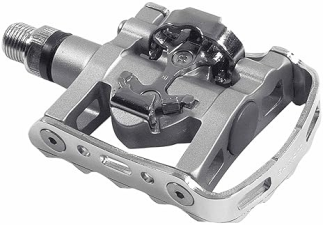 SHIMANO PD-M324 SPD DUAL PLATFORM PEDALS VERSATILE BIKE PEDALS WITH CLEATS, BOXED
