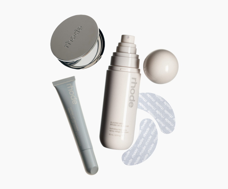 RHODE THE ON-THE-GO SET FOUR TAKE-EVERYWHERE ESSENTIALS