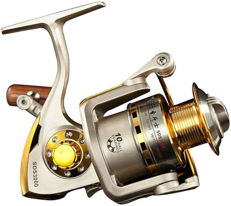 DIWA SPINNING FISHING REEL FOR SALTWATER FRESHWATER, 1000-6000 SERIES, LEFT RIGHT HAND, LIGHTWEIGHT