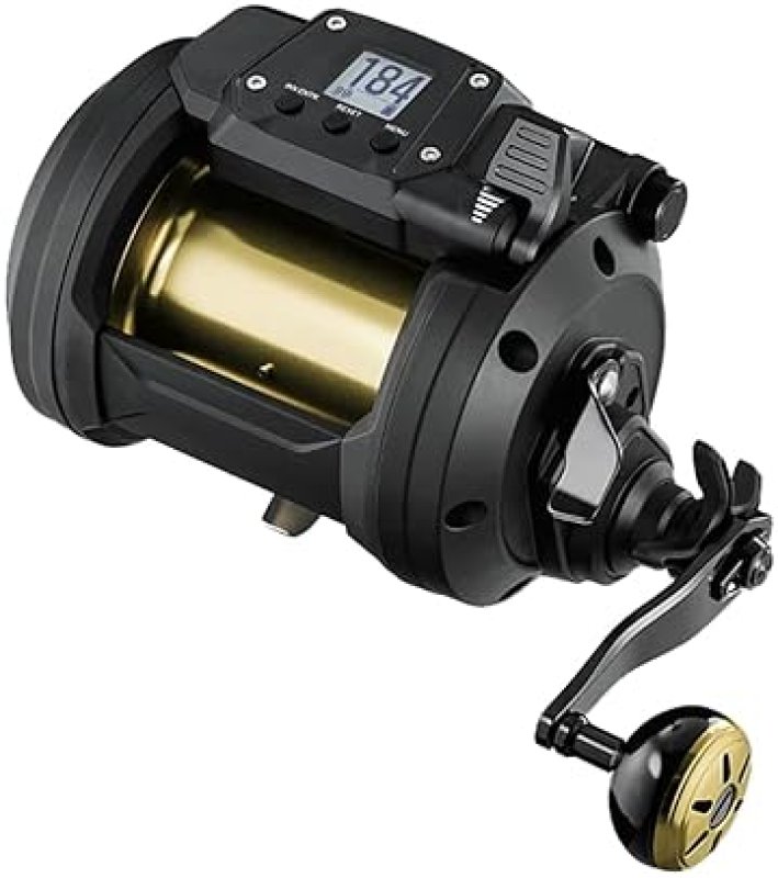 DAIWA TANACOM 1000 ELECTRIC DENDOH FISHING REEL, 30-40 LB LINE CAPACITY, BLACK