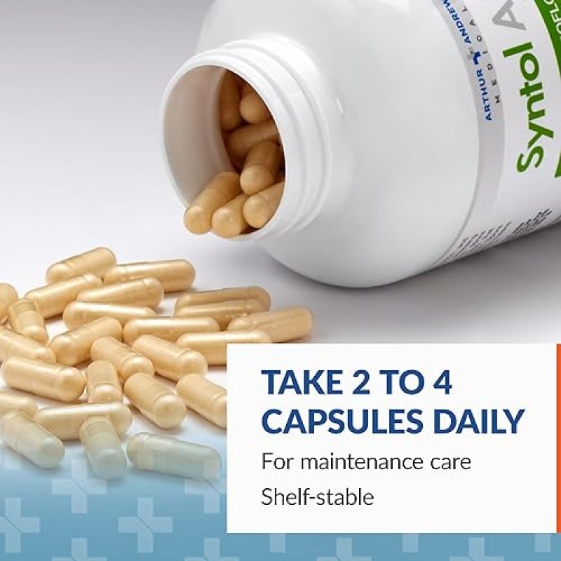 ARTHUR ANDREW MEDICAL  SYNTOL 3-IN-1 PROBIOTIC, PREBIOTIC FIBER YEAST CLEANSE ENZYME FORMULA  180 CAPS